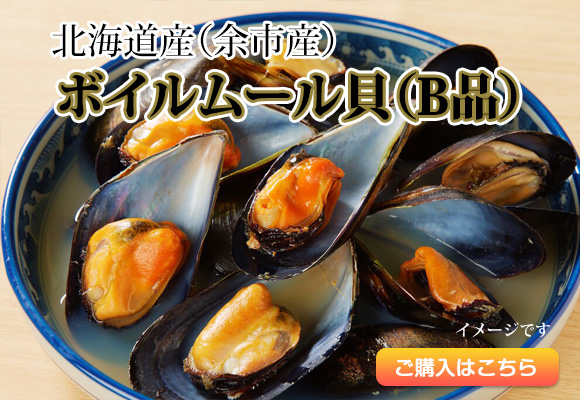 北海道産（余市産）ムール貝